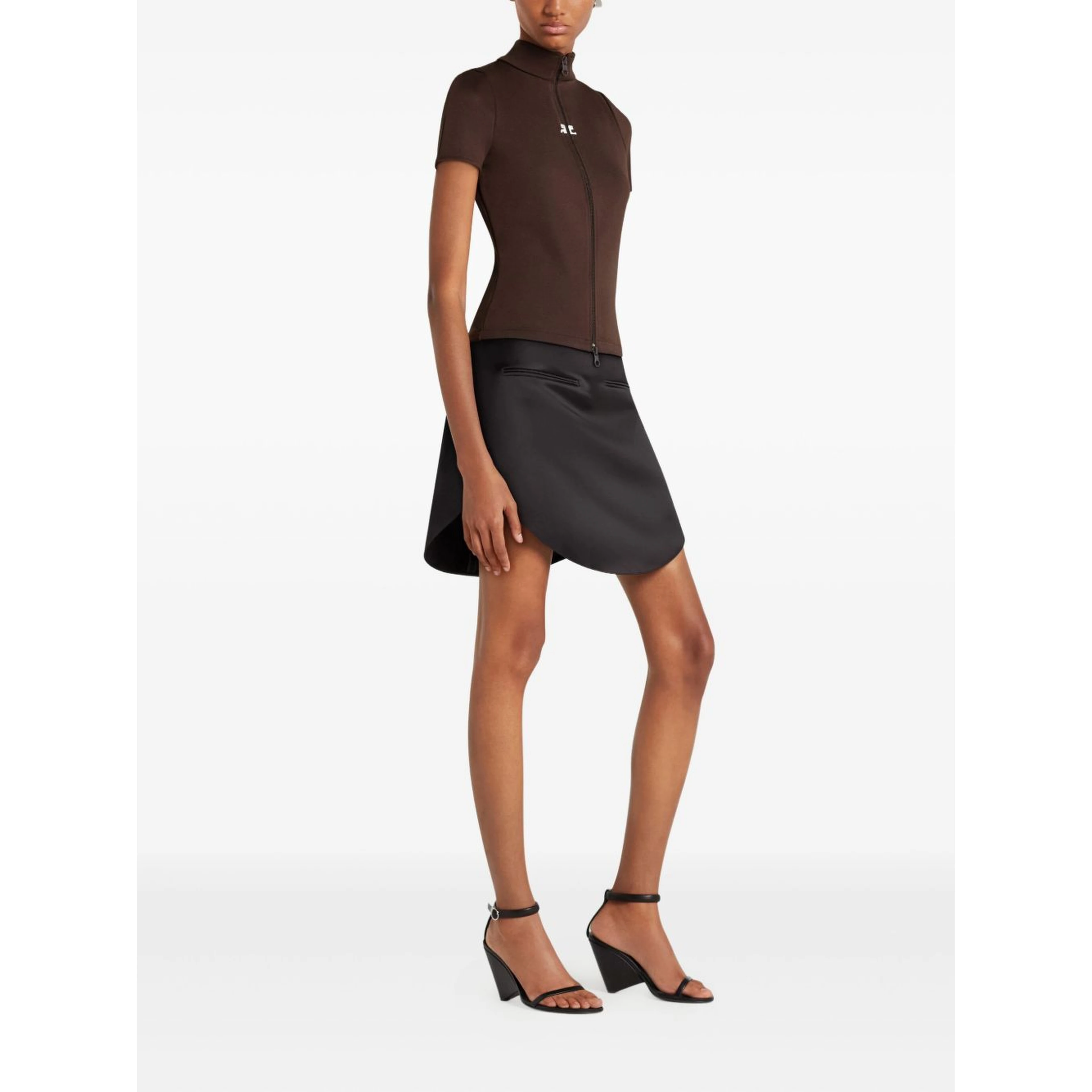 Courreges Top Brown