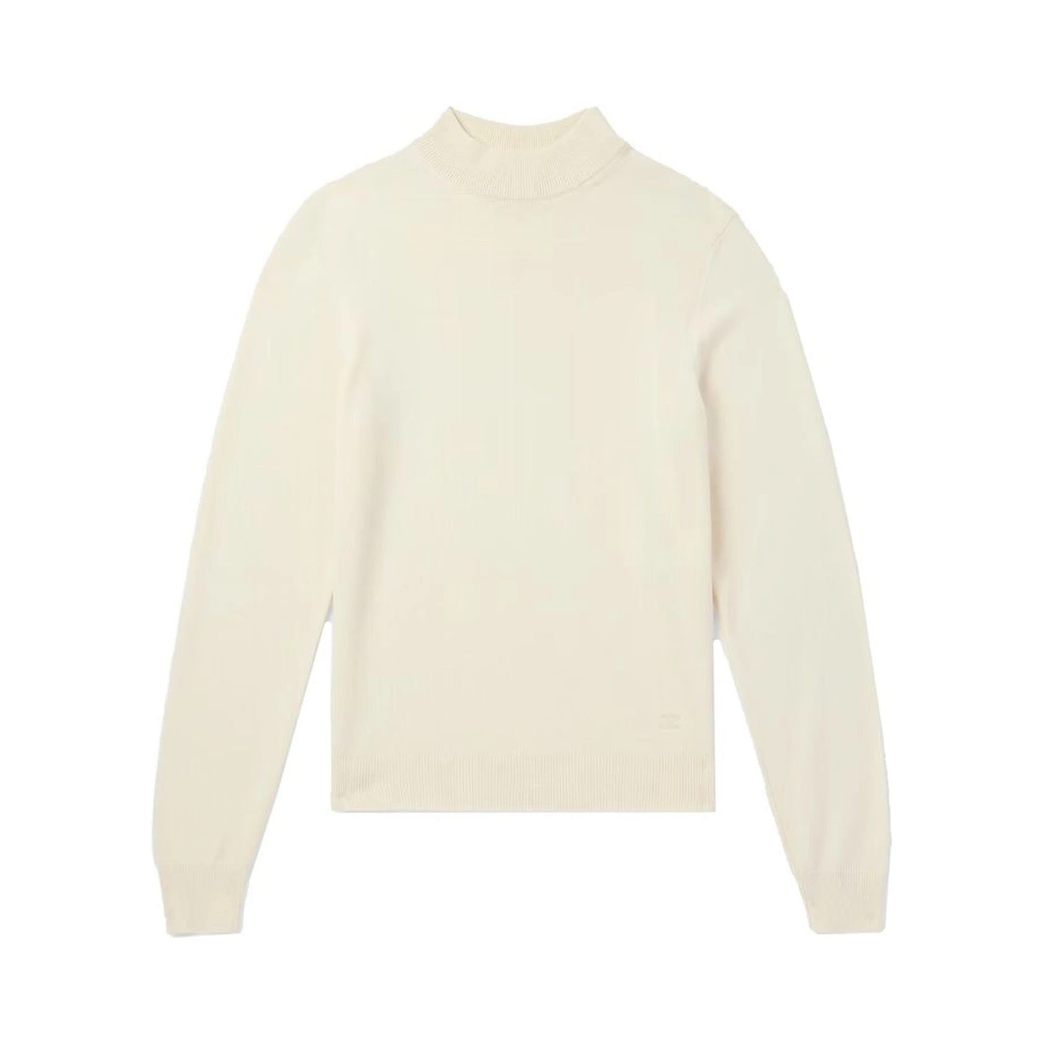 White Elastane Sweatshirt