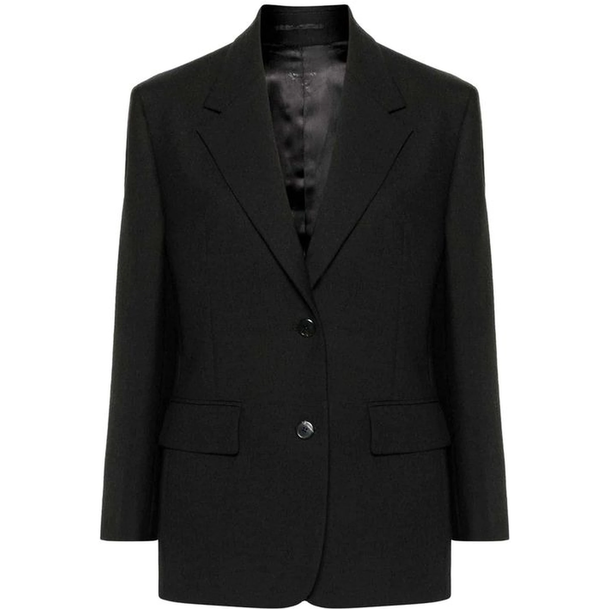 Black Virgin Wool Blazer