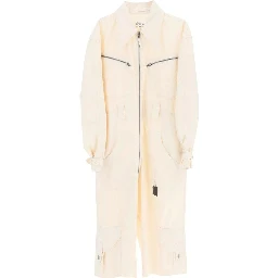 White Cotton Jumpsuit