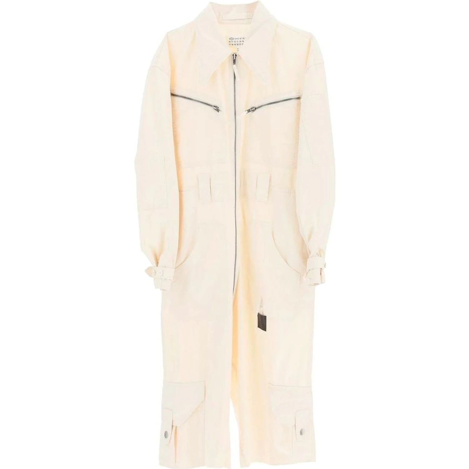 White Cotton Jumpsuit