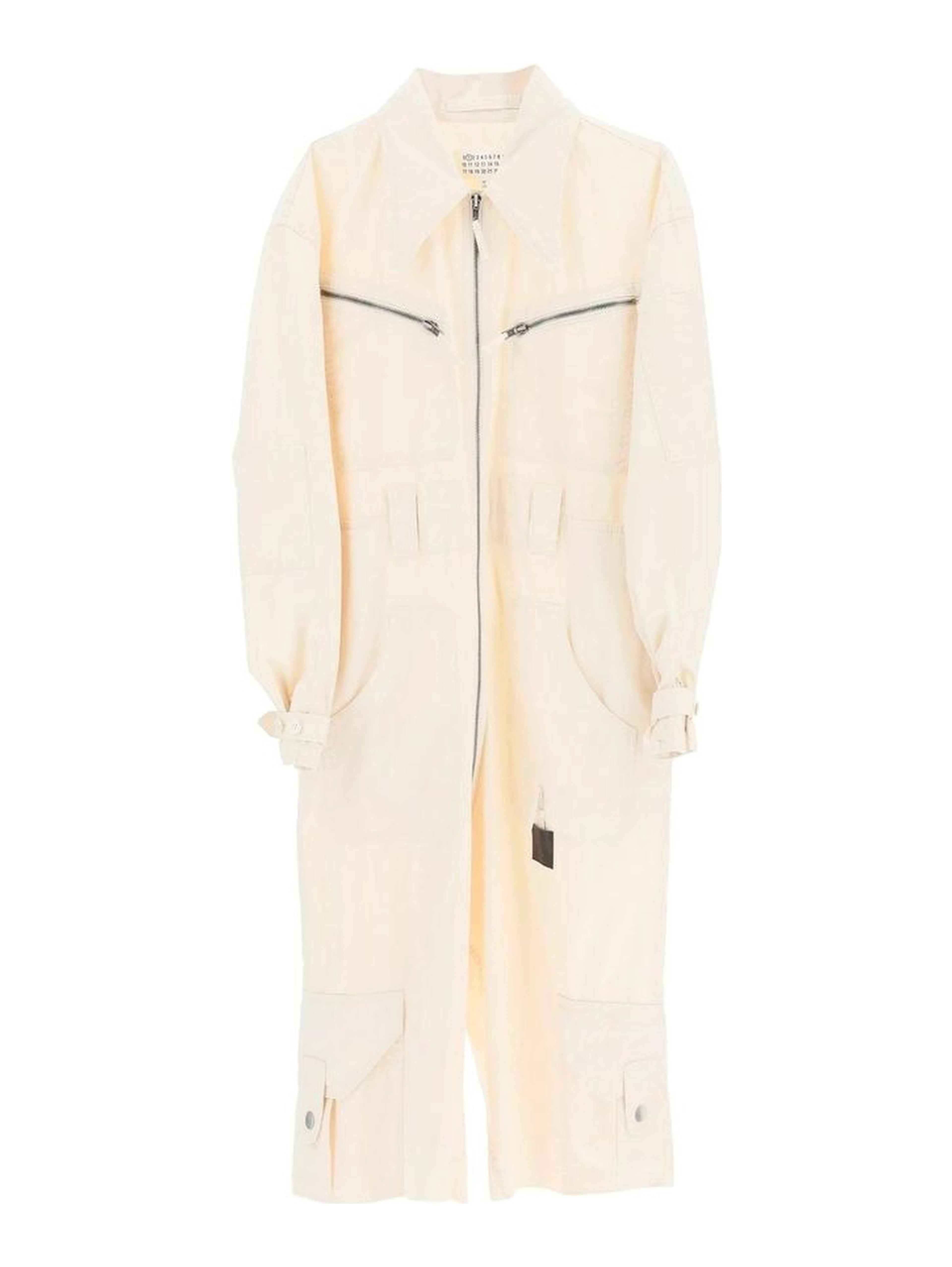 White Cotton Jumpsuit