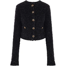 Black Cotton Cardigan