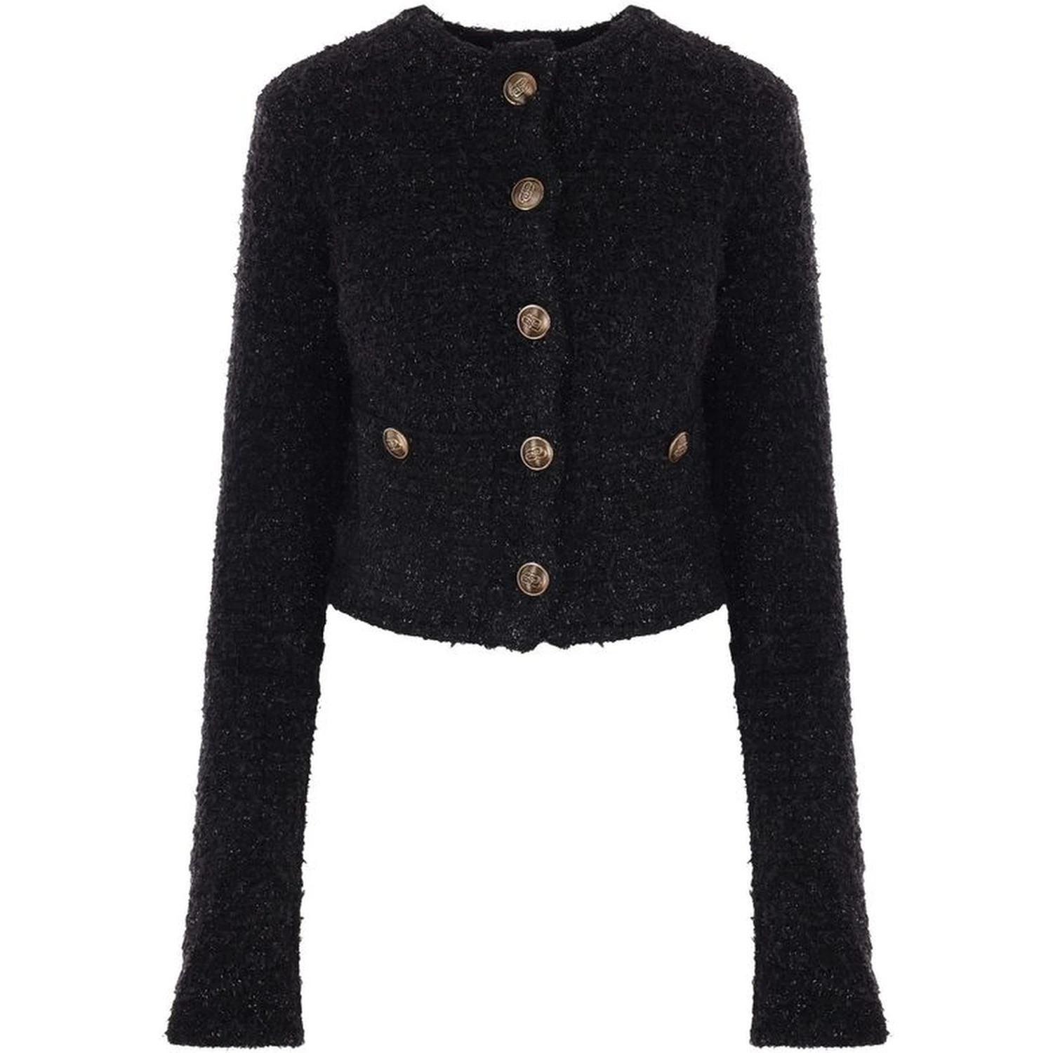 Black Cotton Cardigan