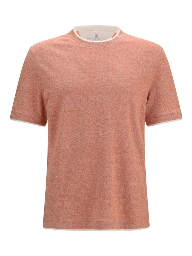 Orange Cotton T-Shirt