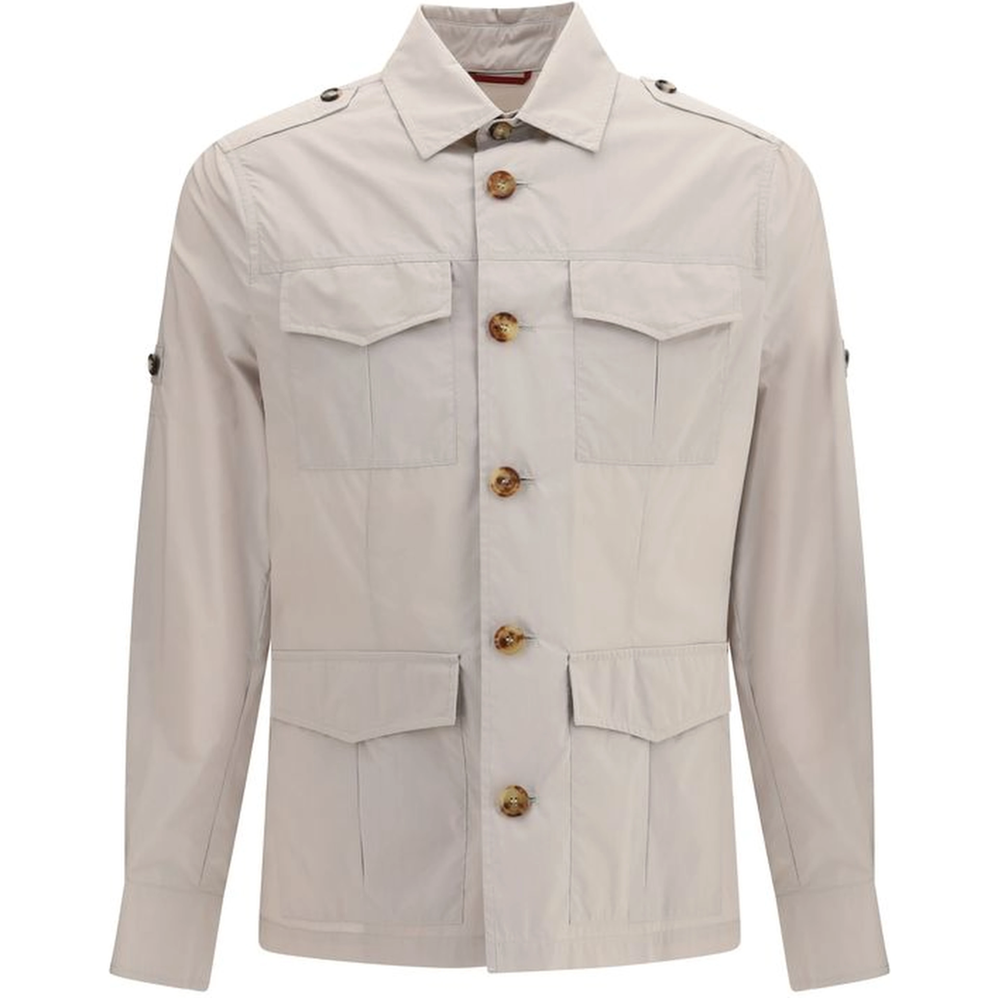 Beige Cotton Coat