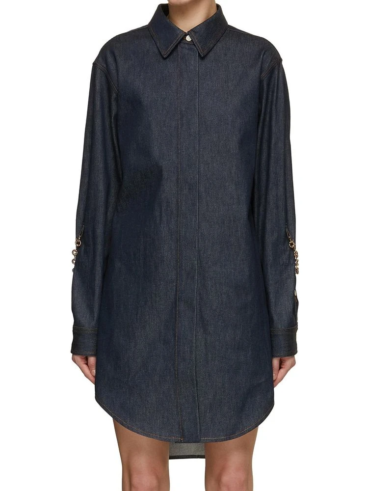 Blue Cotton Casual Dress alternative