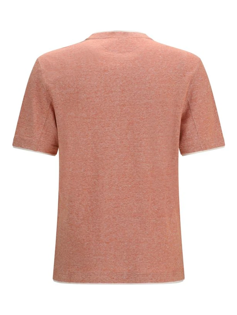 Orange Cotton T-Shirt