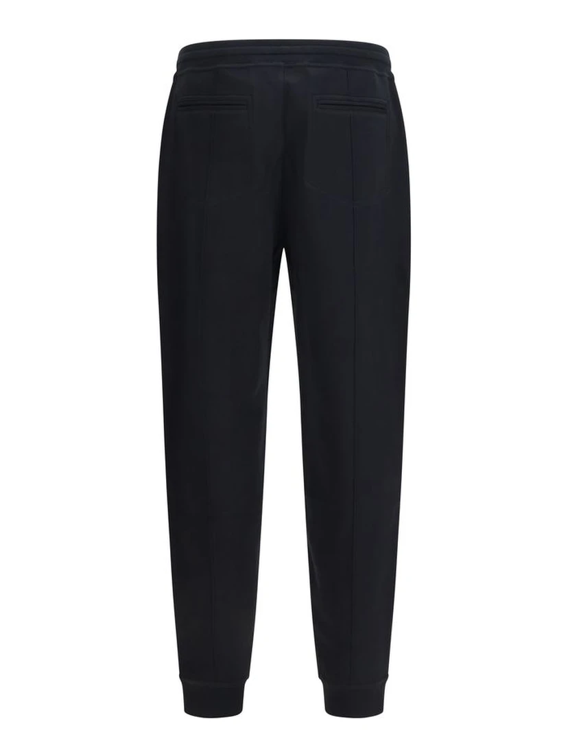 Black Cotton Joggers (Workout Pants)