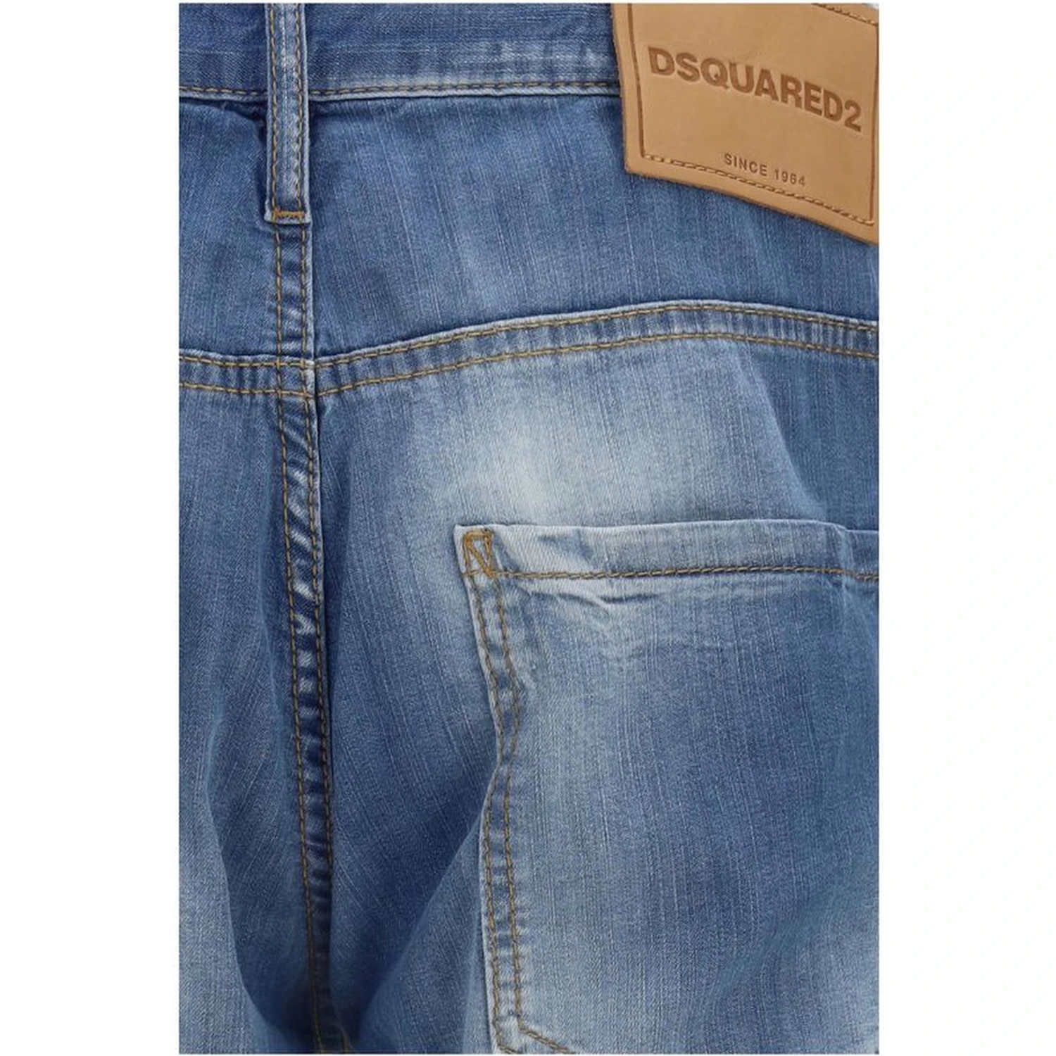 Blue Cotton Slim Fit Jeans