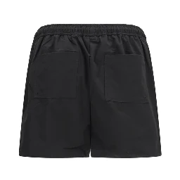 Black Polyester Shorts