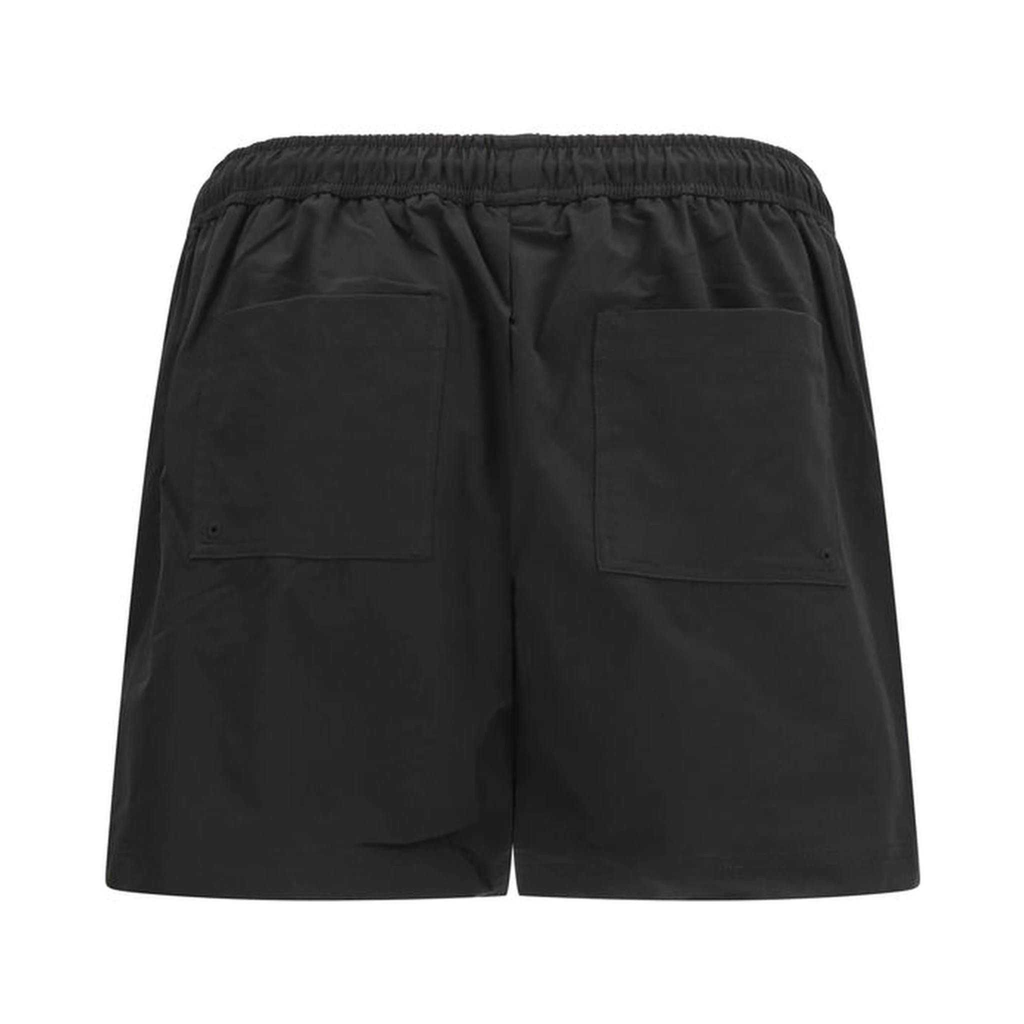 Black Polyester Shorts