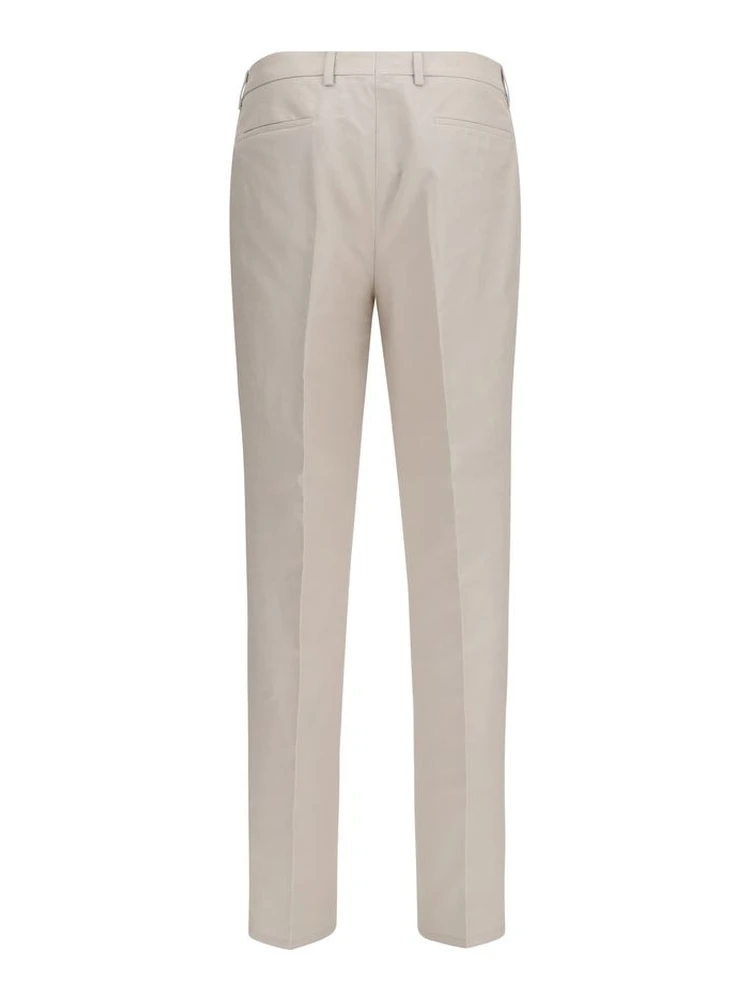 Beige Cotton Dress Pants alternative