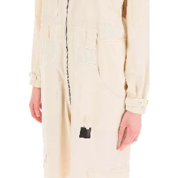 White Cotton Jumpsuit