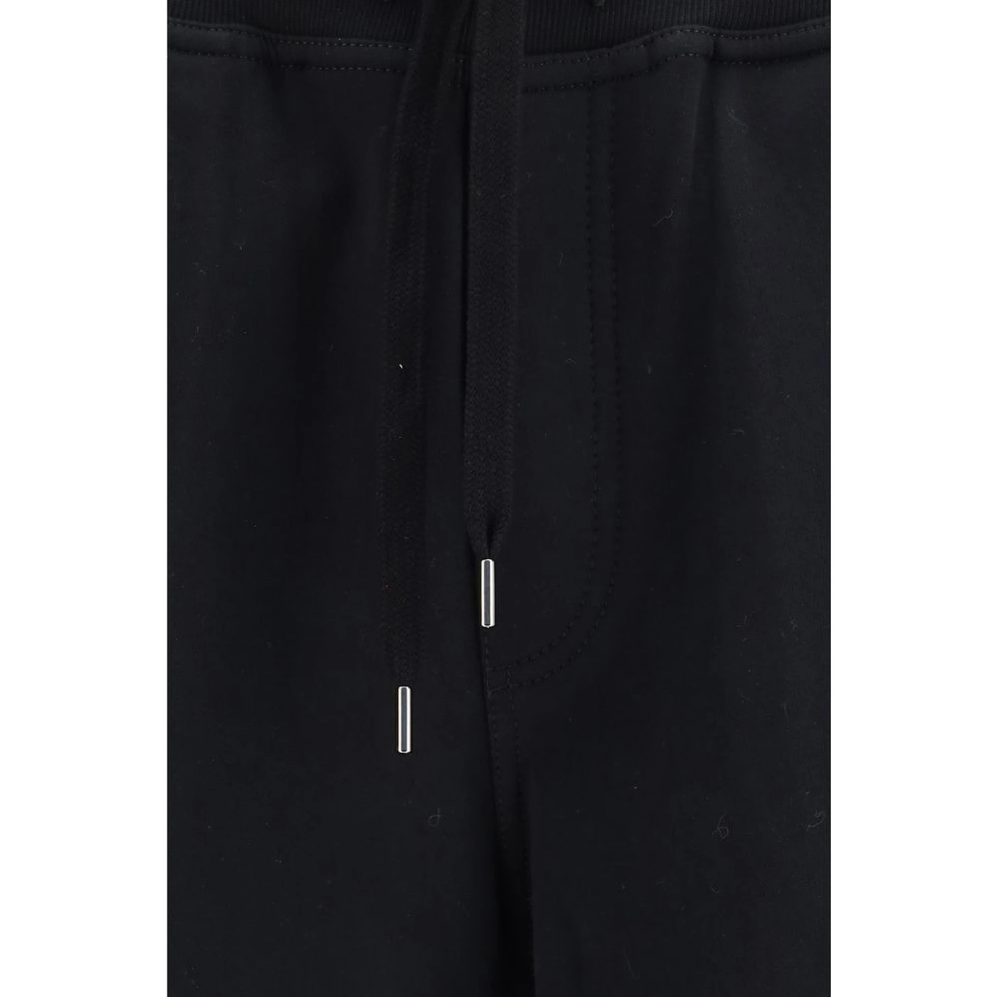 Black Cotton Bermuda Shorts