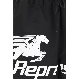 Black Polyester Shorts