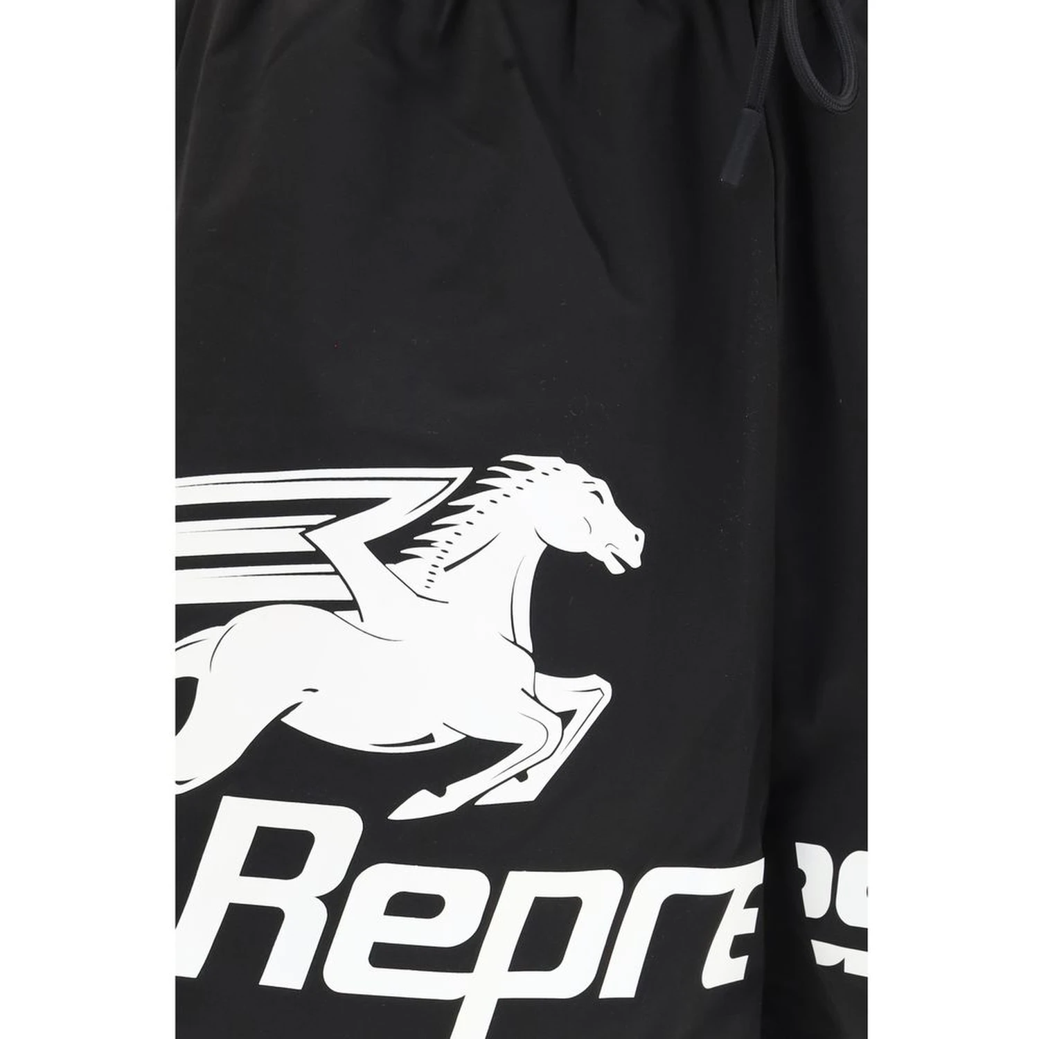 Black Polyester Shorts