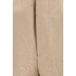 Beige Cotton Bermuda Shorts