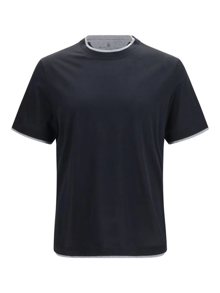 Black Silk T-Shirt