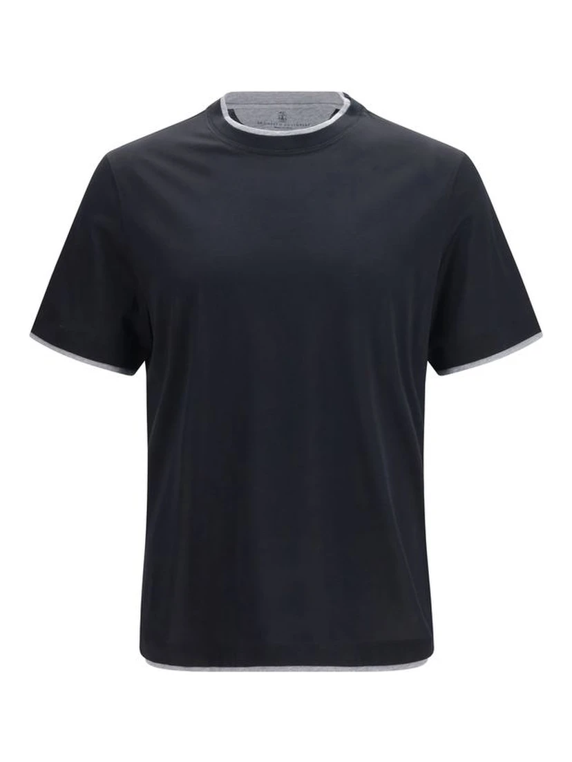 Black Silk T-Shirt