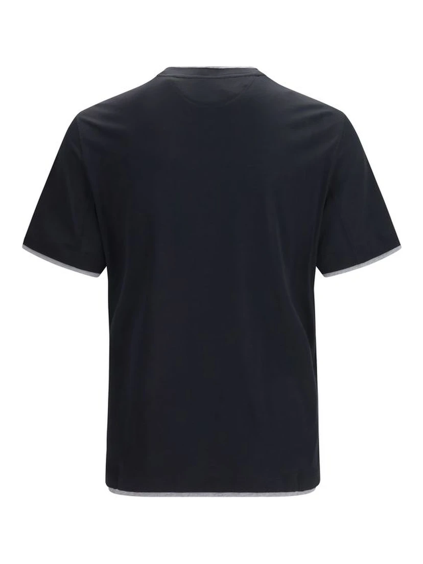 Black Silk T-Shirt
