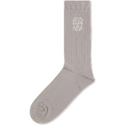 Beige Cotton Socks