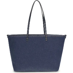 Blue Cotton Shoulder Bag