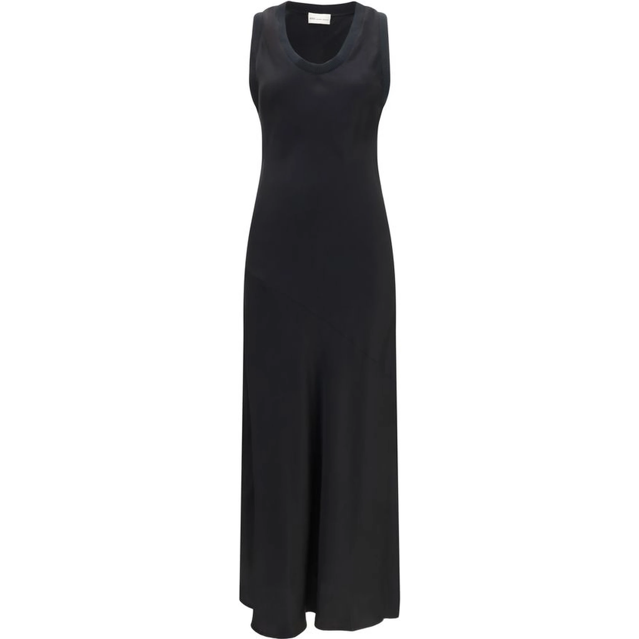 Black Viscose Casual Dress