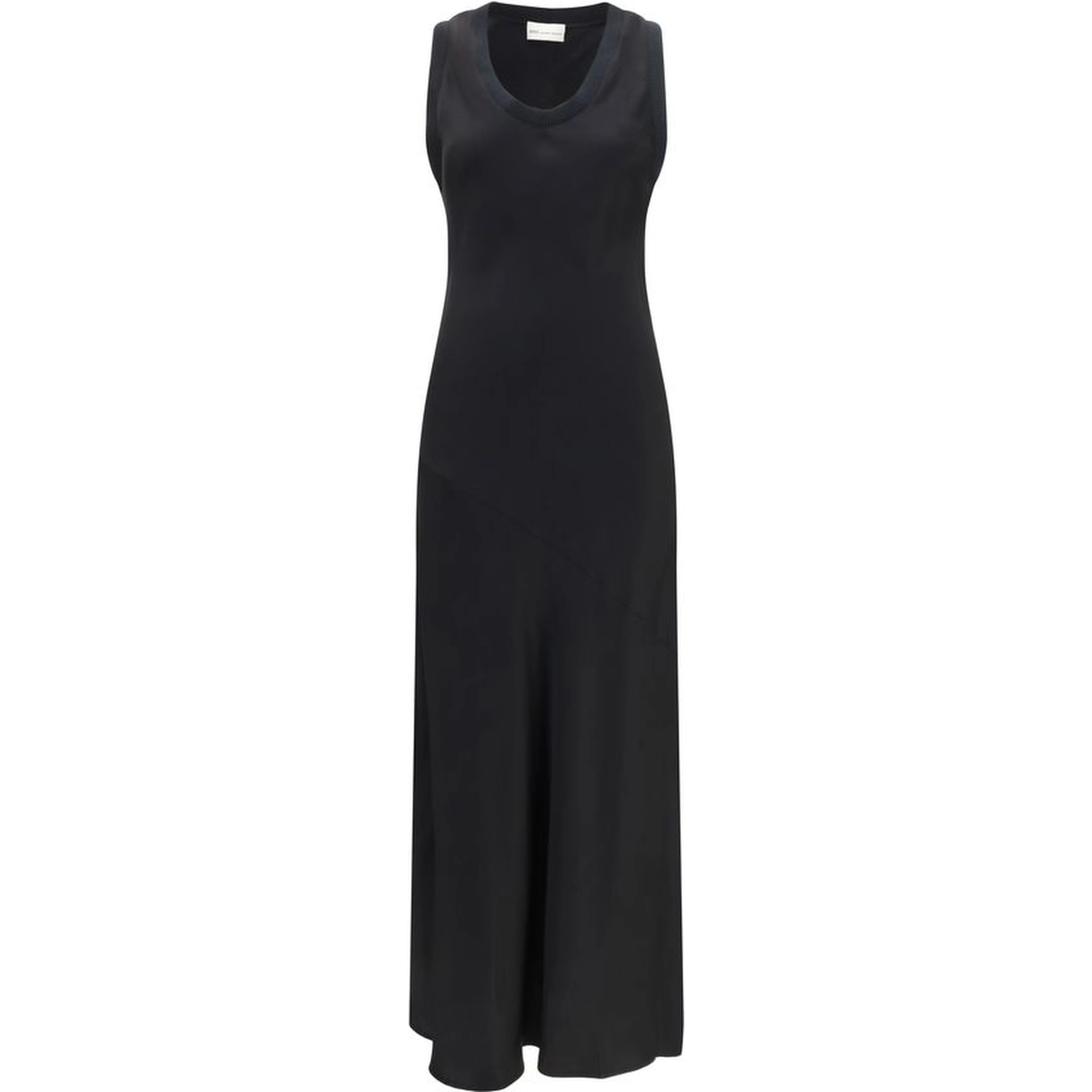 Black Viscose Casual Dress