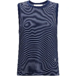Blue Cotton Tank Tops