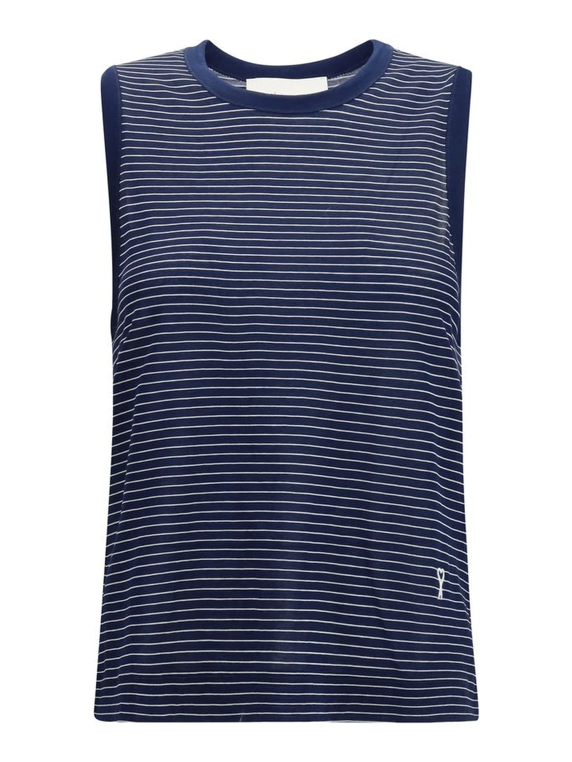 Blue Cotton Tank Tops