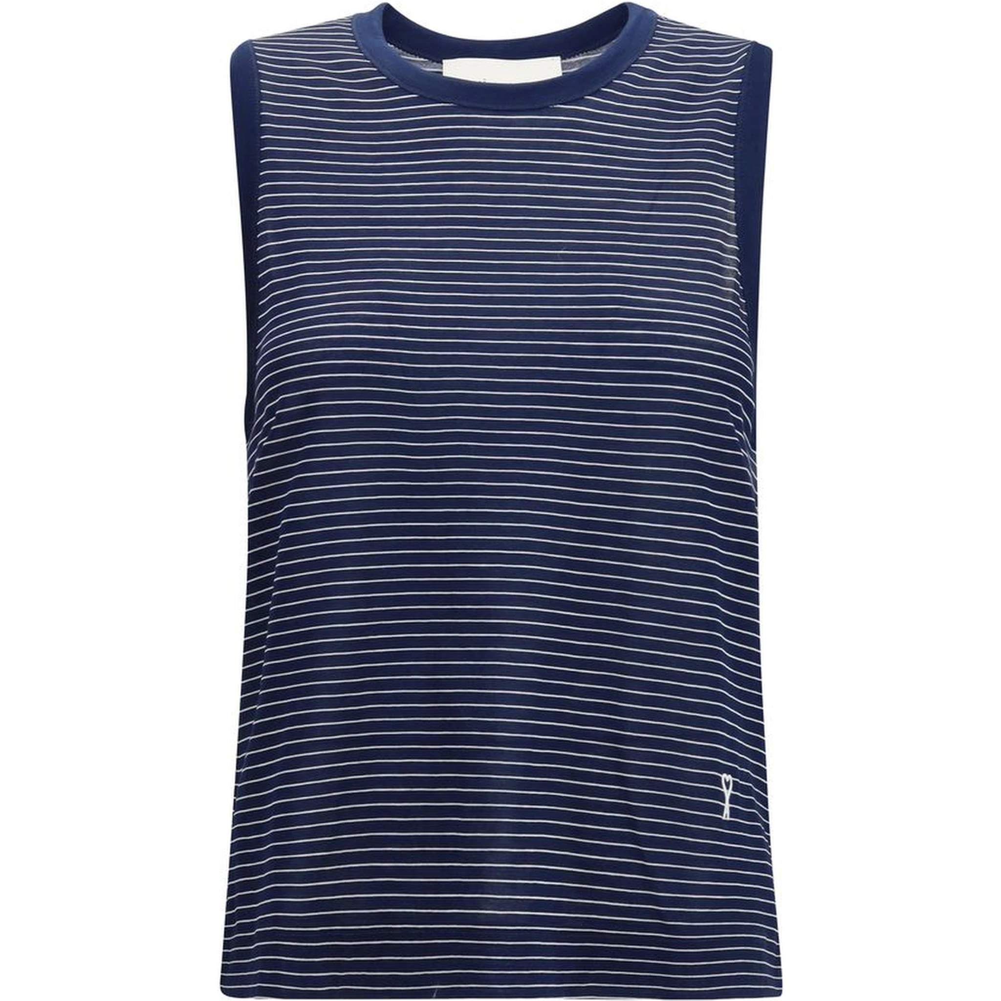 Blue Cotton Tank Tops