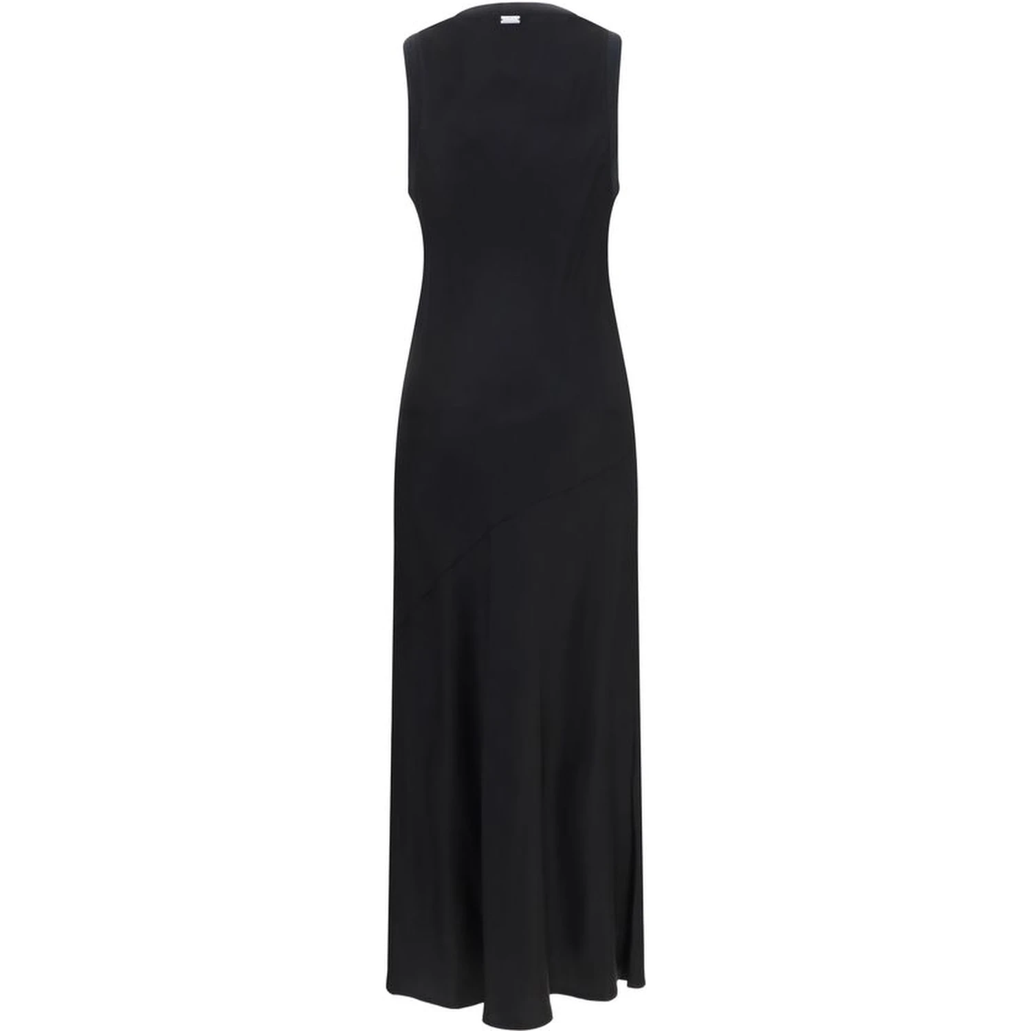 Black Viscose Casual Dress
