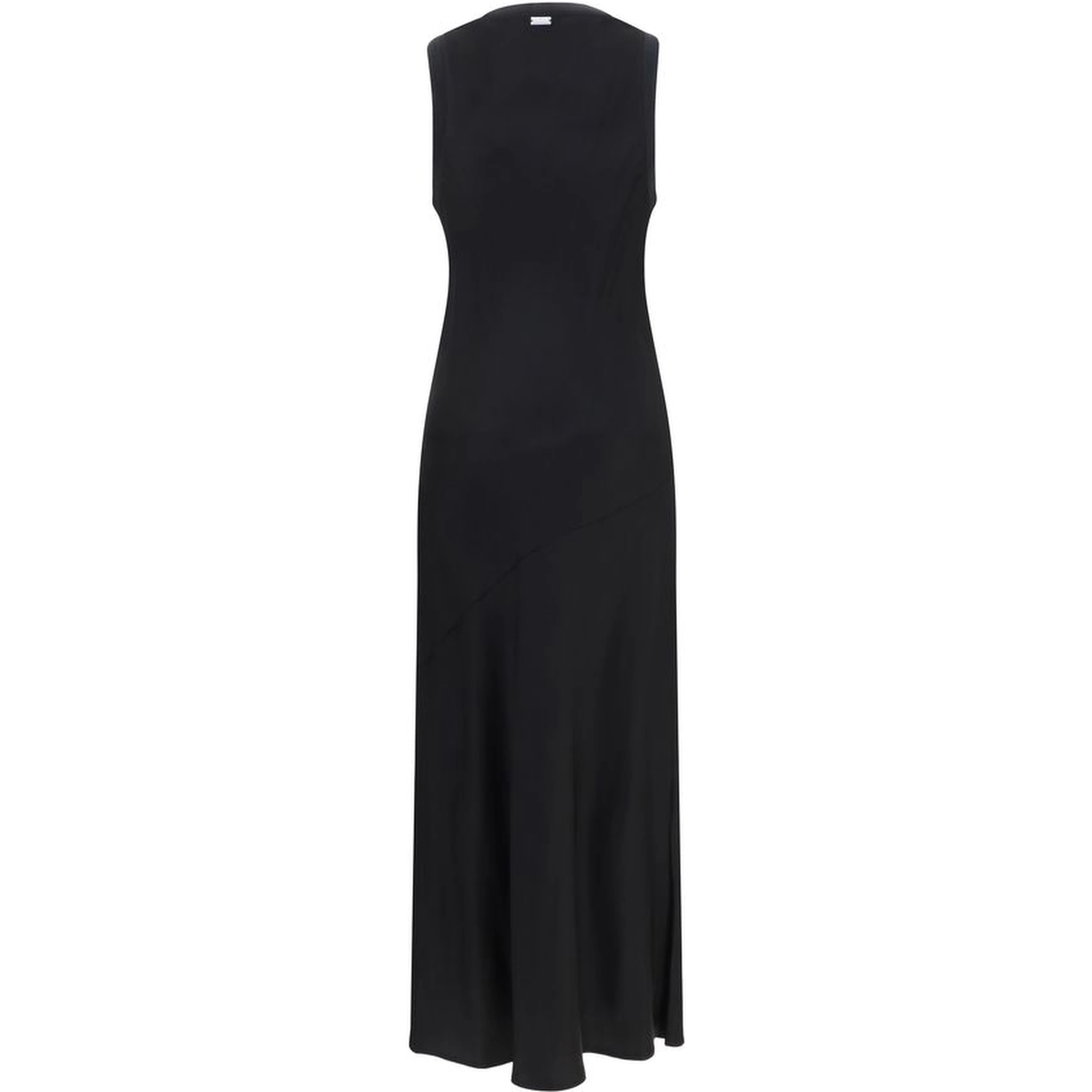 Black Viscose Casual Dress