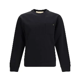 سويت شيرت قطني أسود