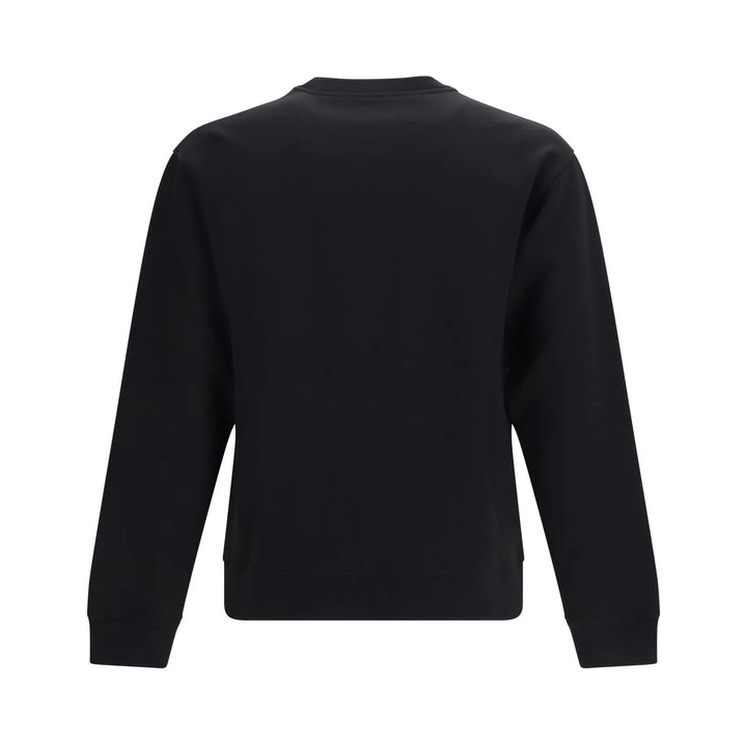 Black Cotton Sweatshirt