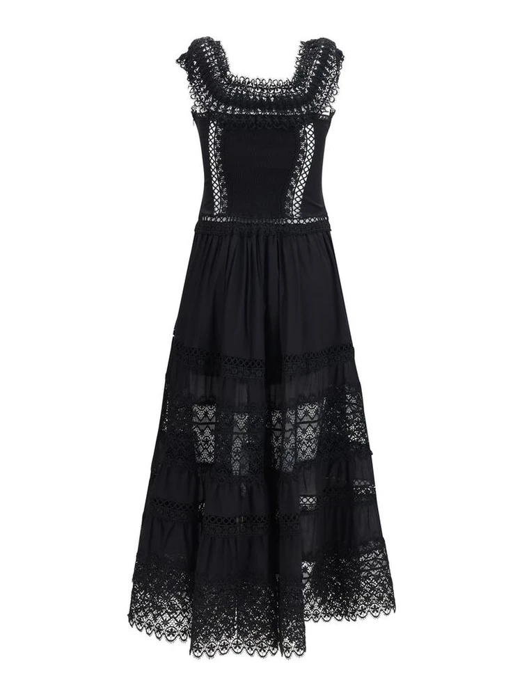 Black Cotton Casual Dress alternative