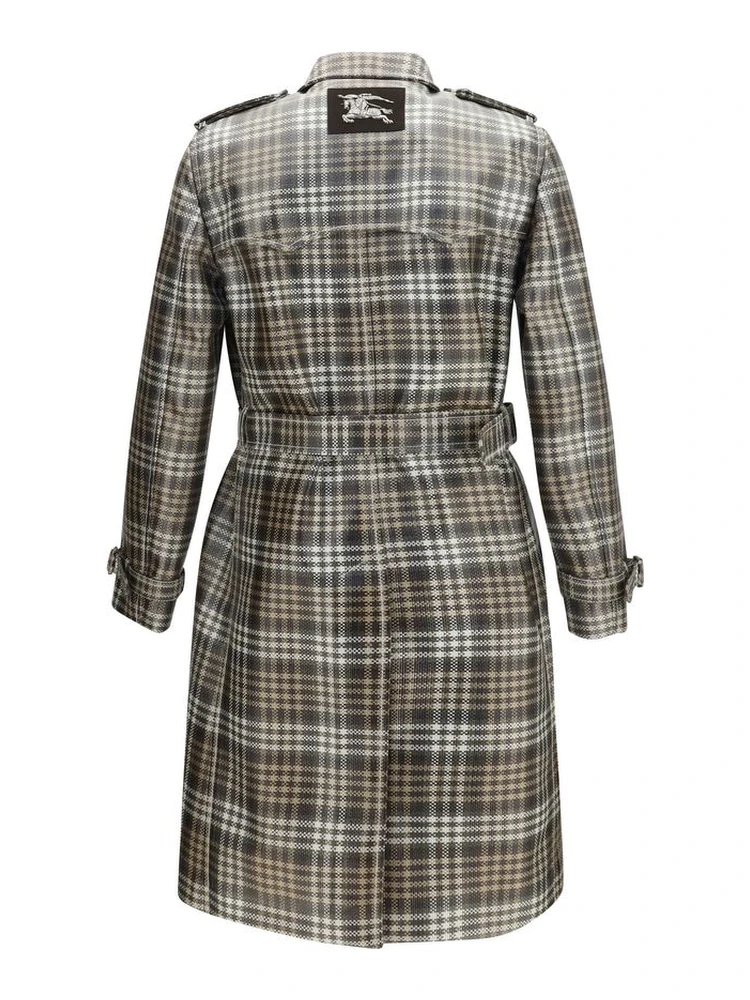 Brown Polyester Coat alternative