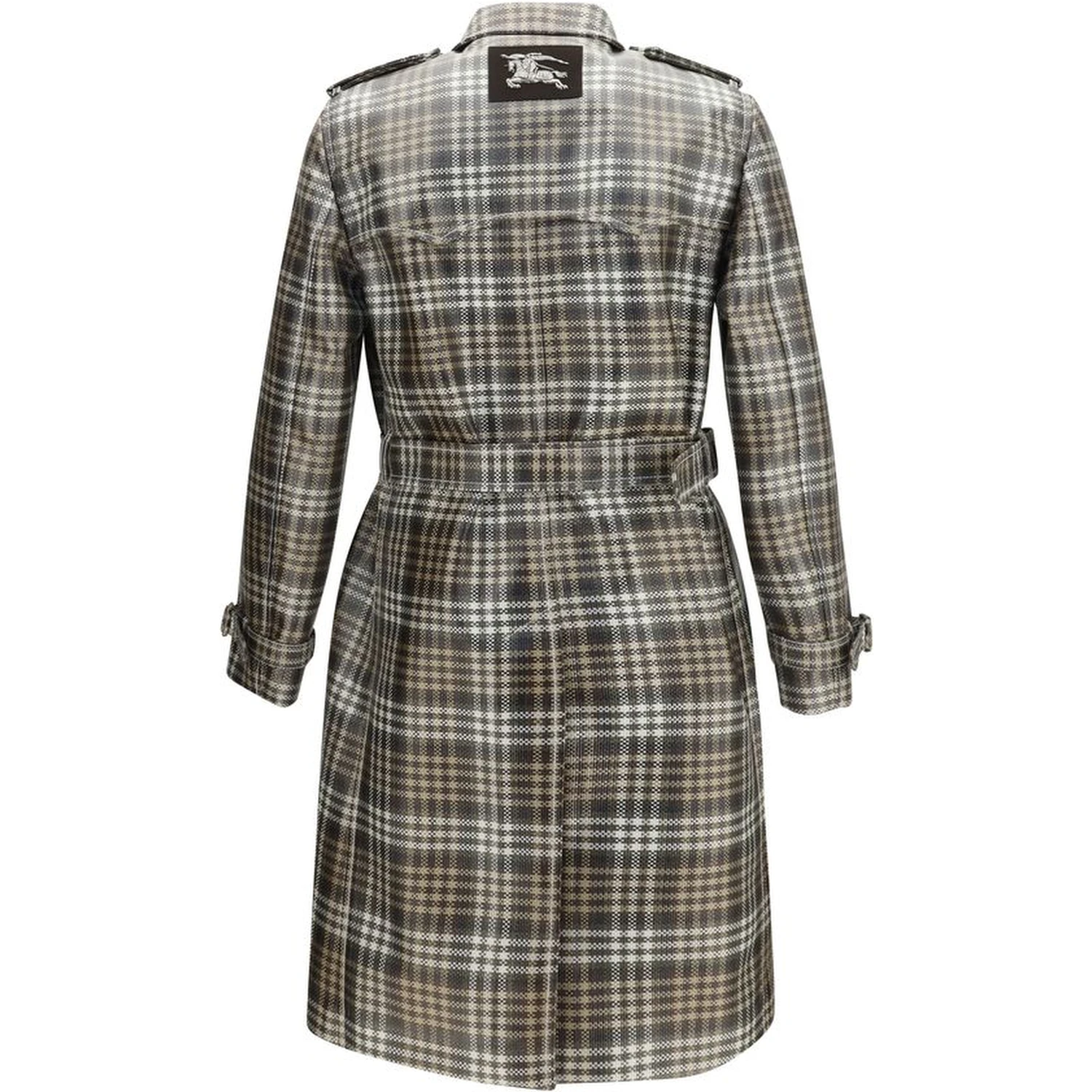 Brown Polyester Coat