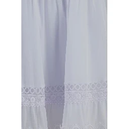White Cotton Casual Dress
