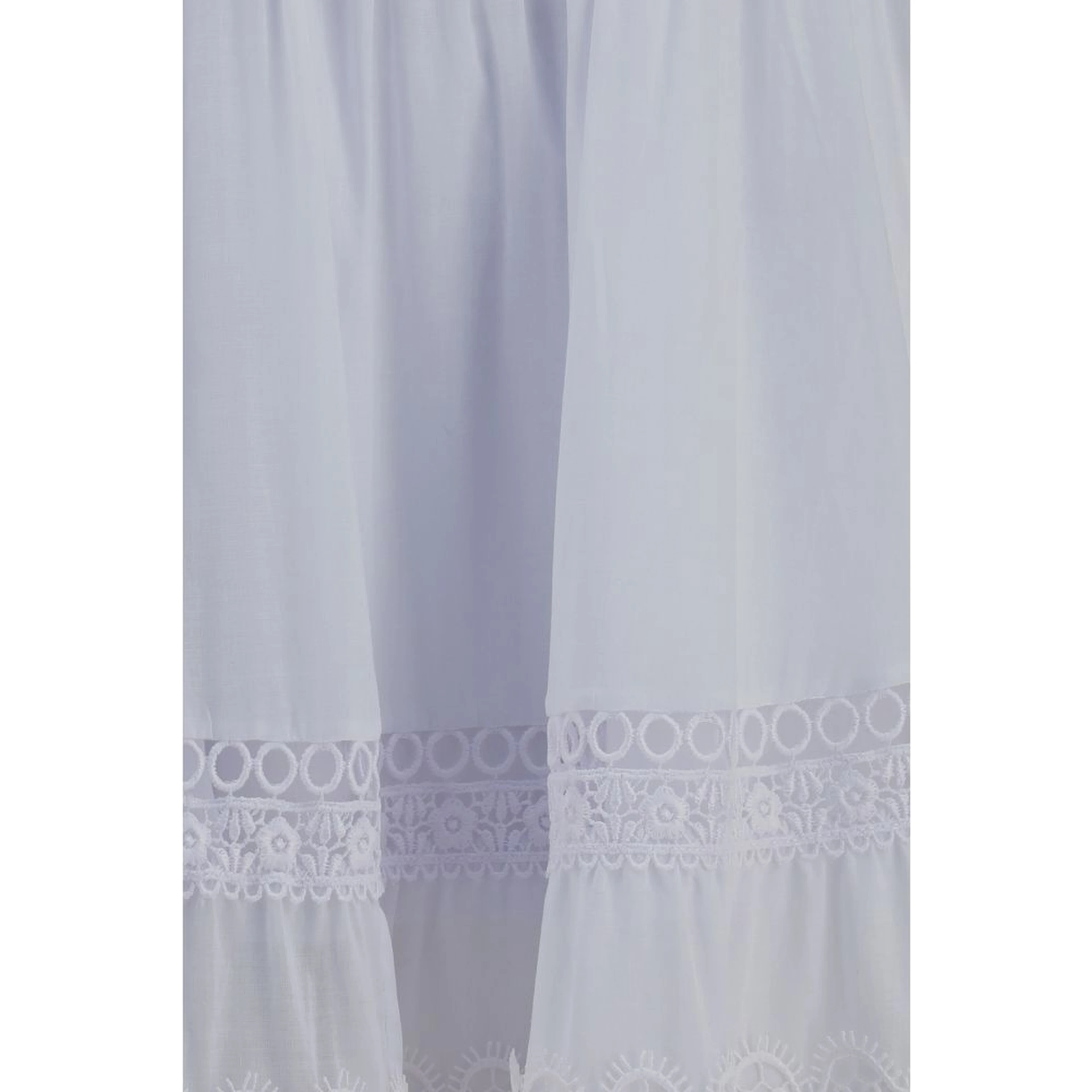 White Cotton Casual Dress