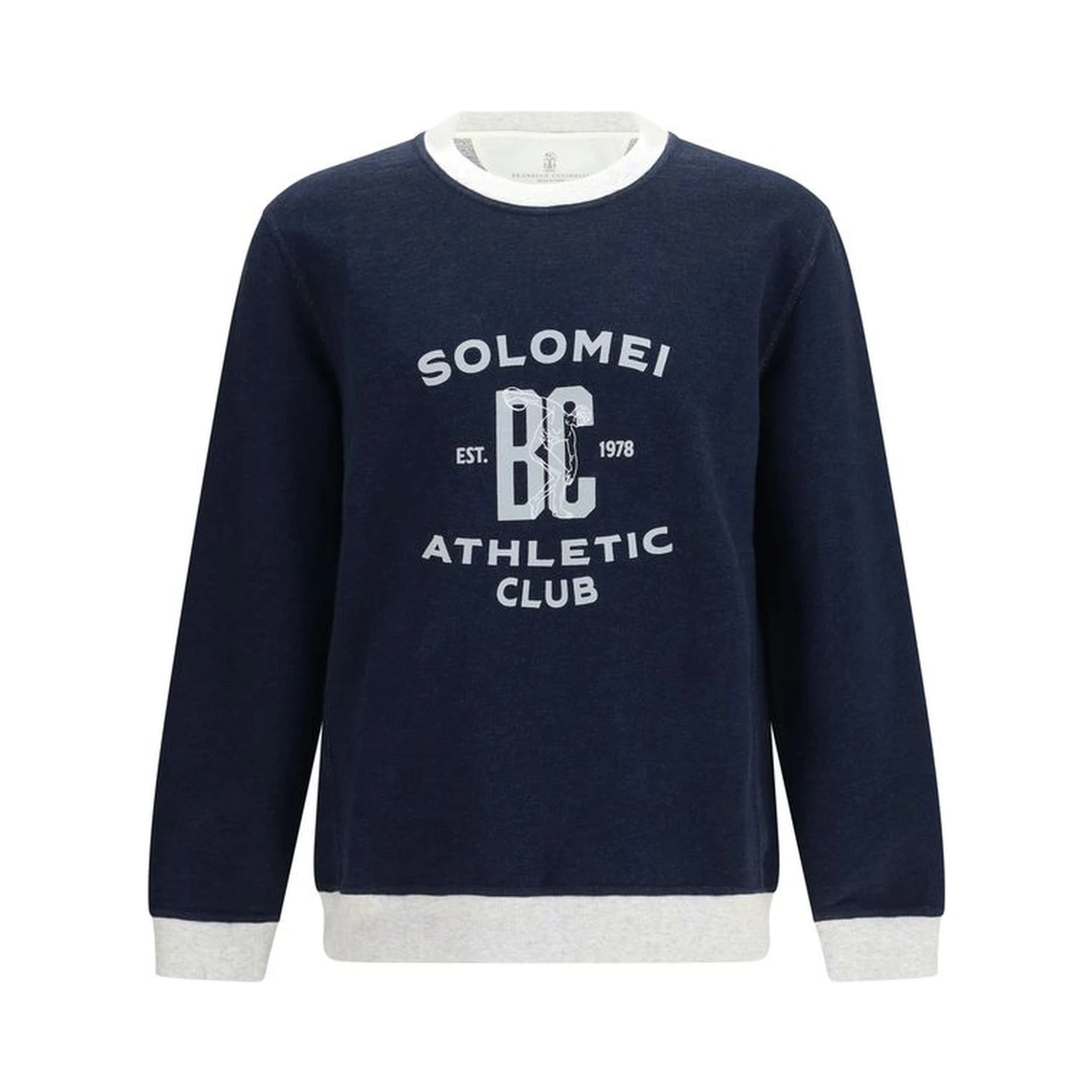 Blue Cotton Sweatshirt