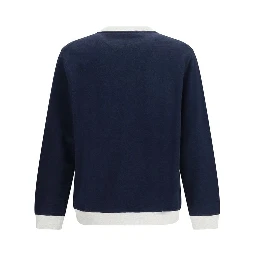 Blue Cotton Sweatshirt