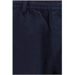 Blue Cotton Cargo Pants