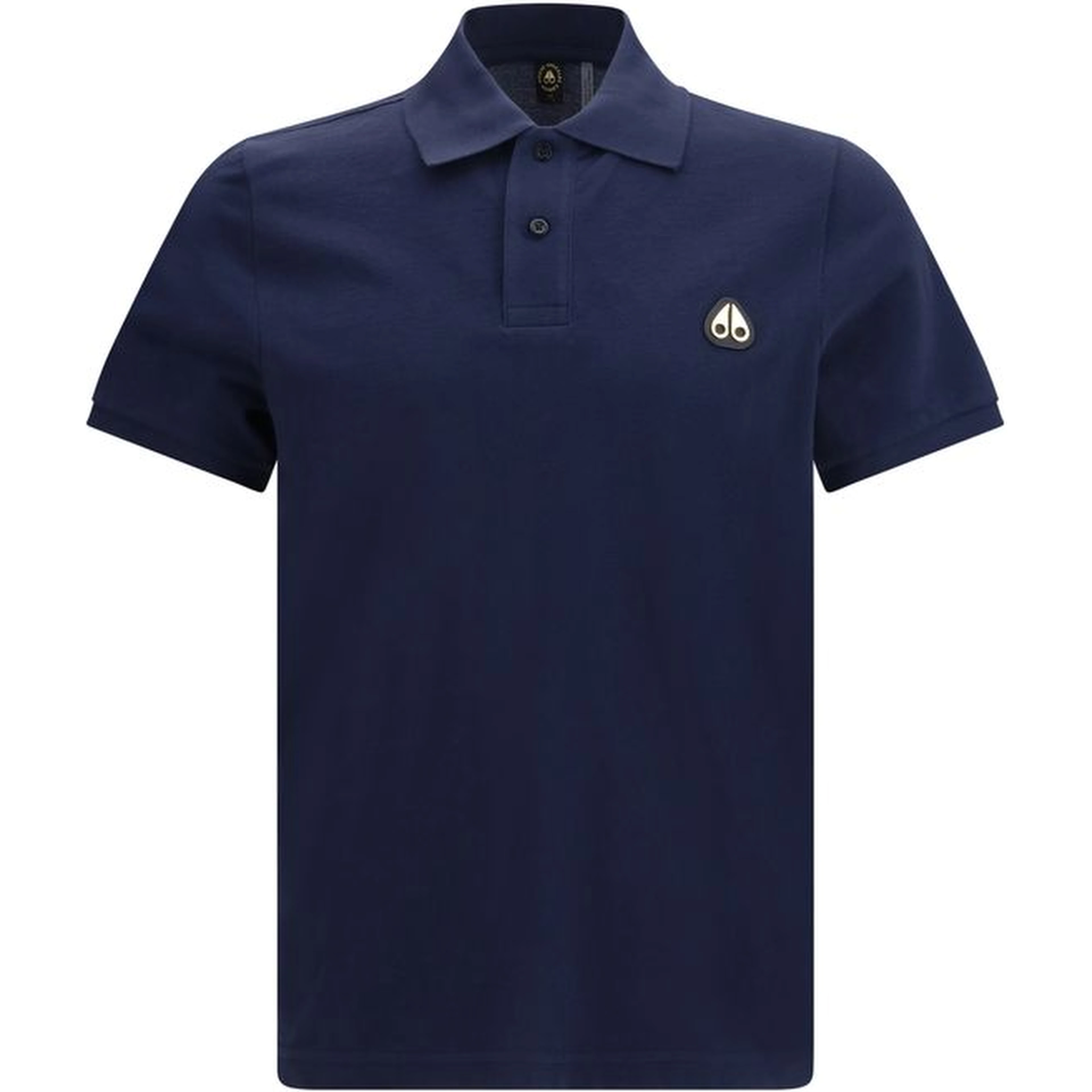 Blue Cotton Polo Shirt
