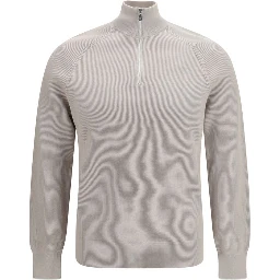 Beige Cotton Sweatshirt