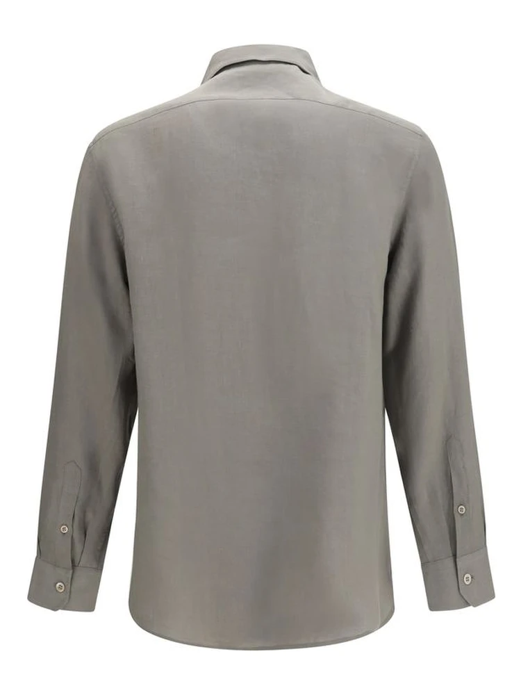 Bicolor Linen Dress Shirt alternative