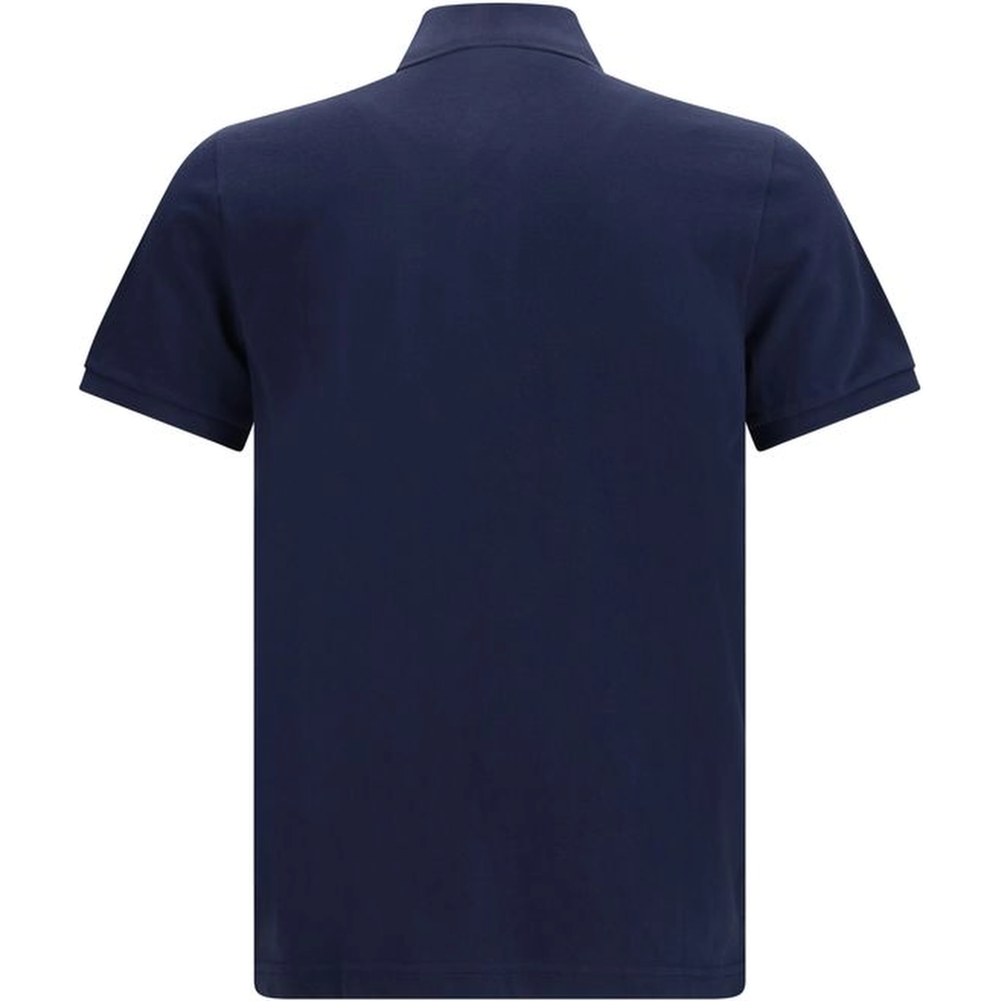 Blue Cotton Polo Shirt
