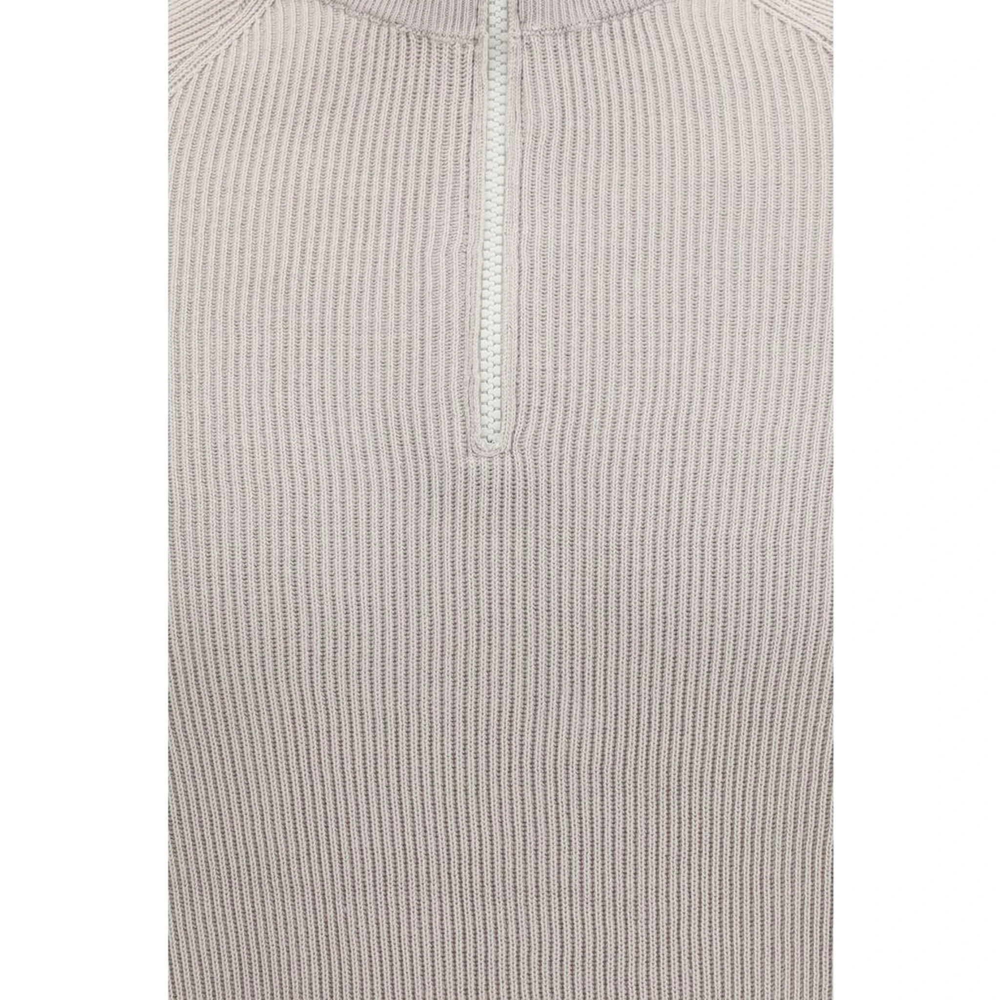 Beige Cotton Sweatshirt