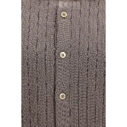 Brown Cotton Shortsleeve Shirt